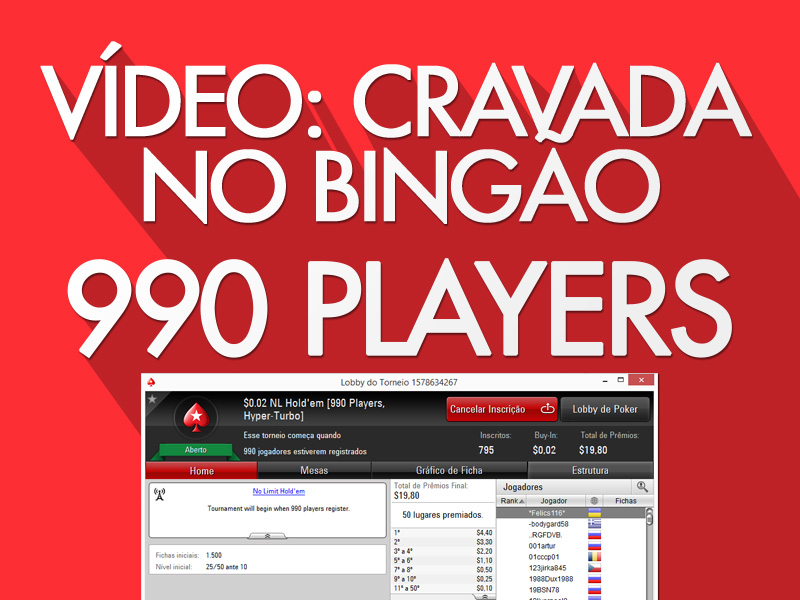 Cravada no 990 Players “Bingão”, Vídeo Completo